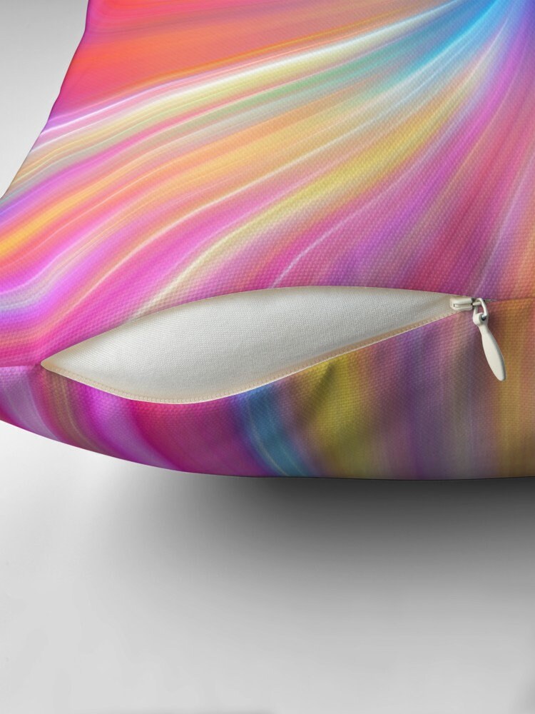 Colorful Swirl Pillow - Psychedelic Home Decor