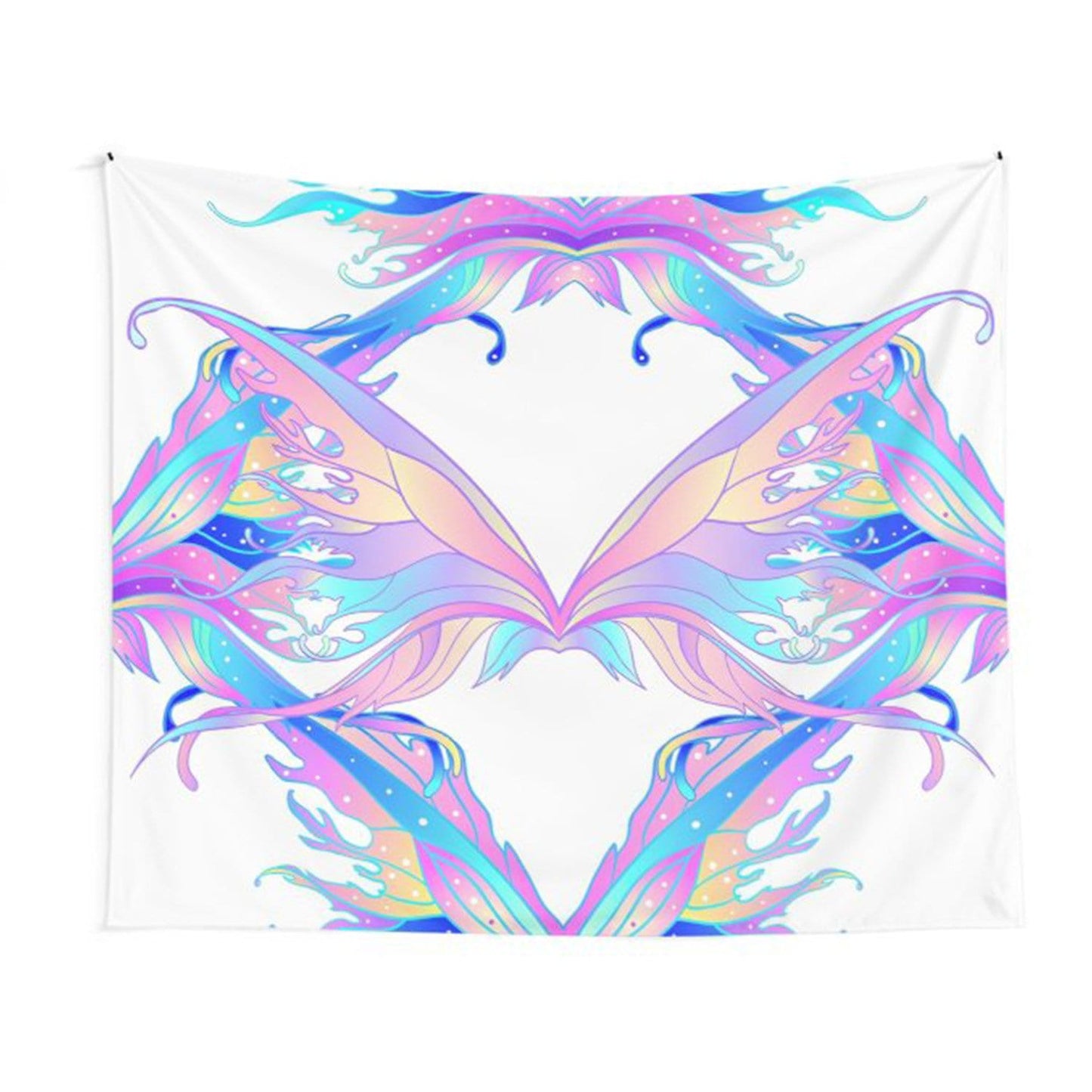 Fairy Wings Pink Purple Tapestry fairy tapestry wings tapestries girly tapestries girls tapestries fairy art fairy decor butterfly