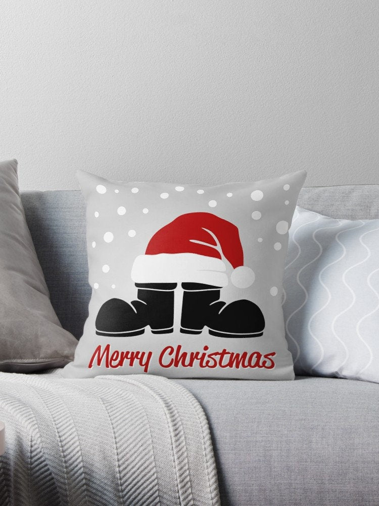 Merry Christmas Pillow christmas pillows xmas pillow for couch holidays pillows holiday pillow xmas pillows santa pillow santa pillows