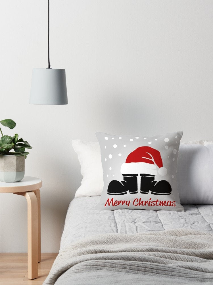 Merry Christmas Pillow christmas pillows xmas pillow for couch holidays pillows holiday pillow xmas pillows santa pillow santa pillows