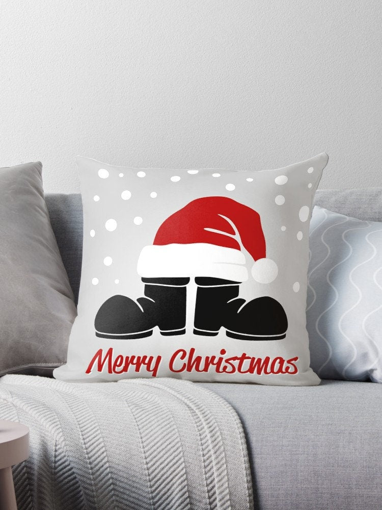 Merry Christmas Pillow christmas pillows xmas pillow for couch holidays pillows holiday pillow xmas pillows santa pillow santa pillows