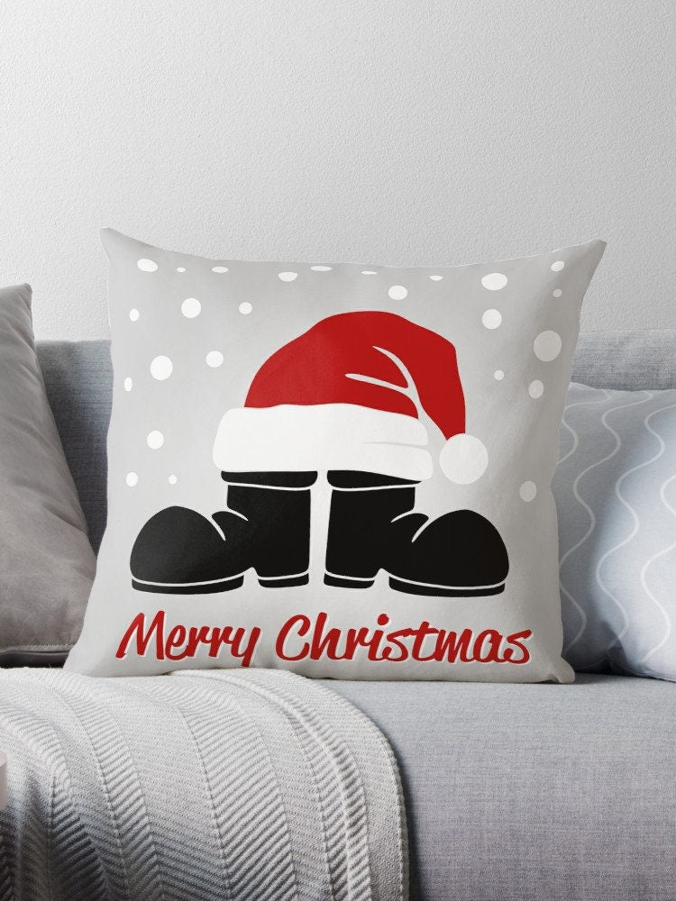 Merry Christmas Pillow christmas pillows xmas pillow for couch holidays pillows holiday pillow xmas pillows santa pillow santa pillows