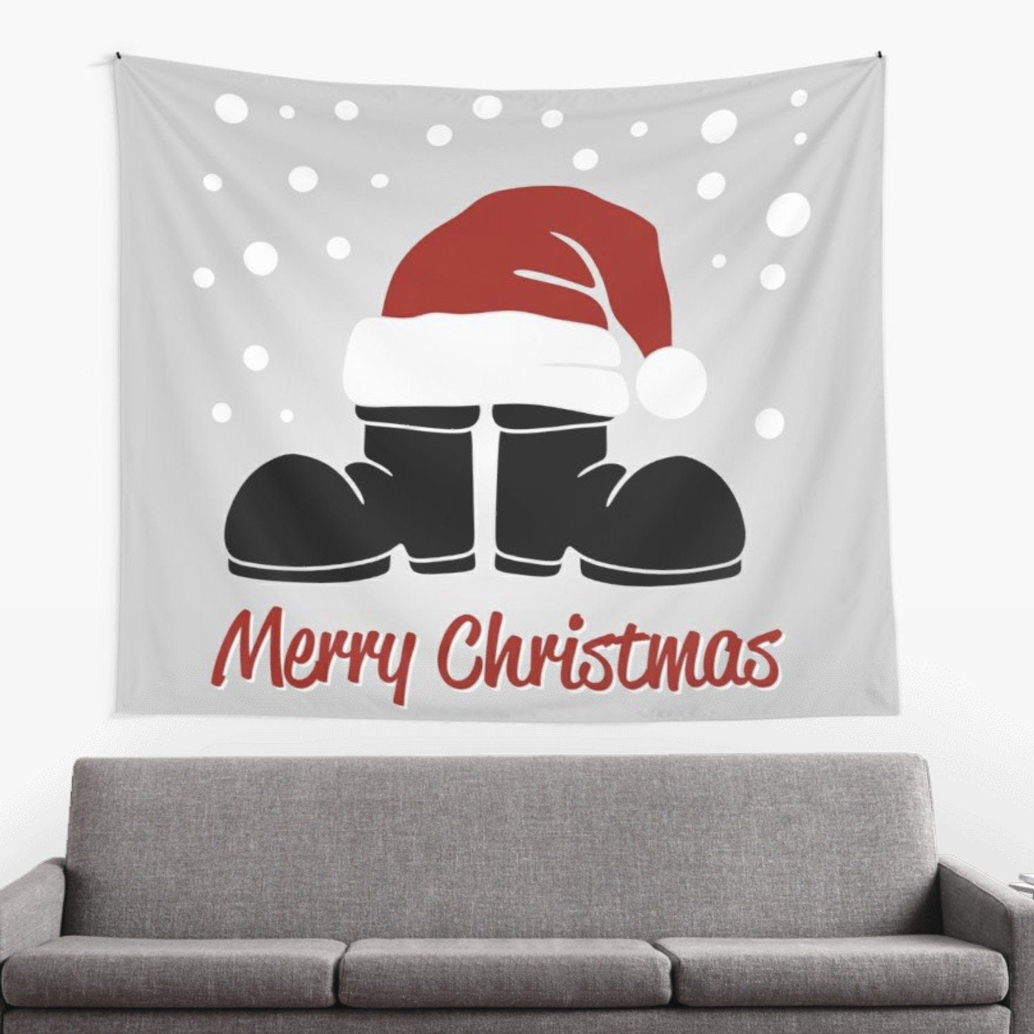 Merry Christmas Tapestry santa tapestry xmas tapestries santa tapestries christmas decorations christmas decor xmas artwork christmas art