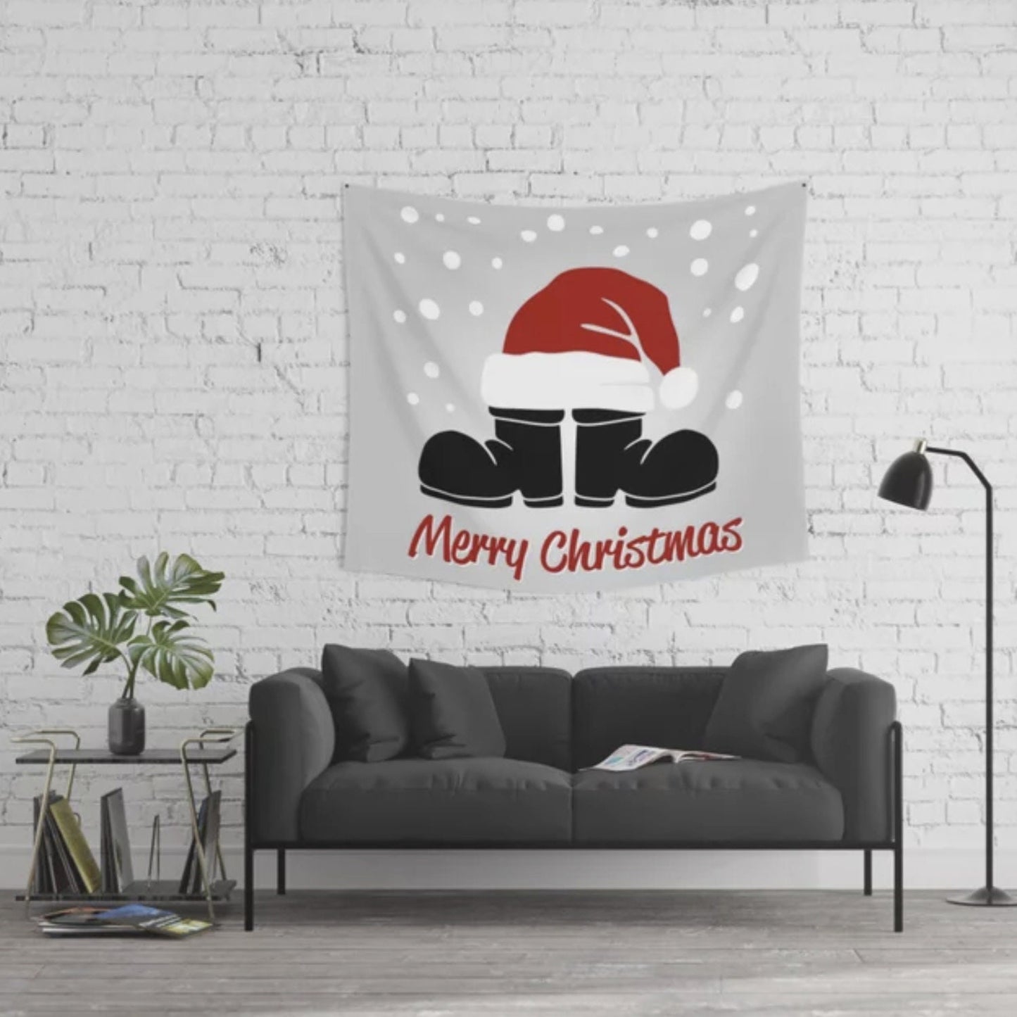 Merry Christmas Tapestry santa tapestry xmas tapestries santa tapestries christmas decorations christmas decor xmas artwork christmas art