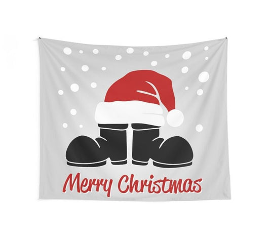 Merry Christmas Tapestry santa tapestry xmas tapestries santa tapestries christmas decorations christmas decor xmas artwork christmas art