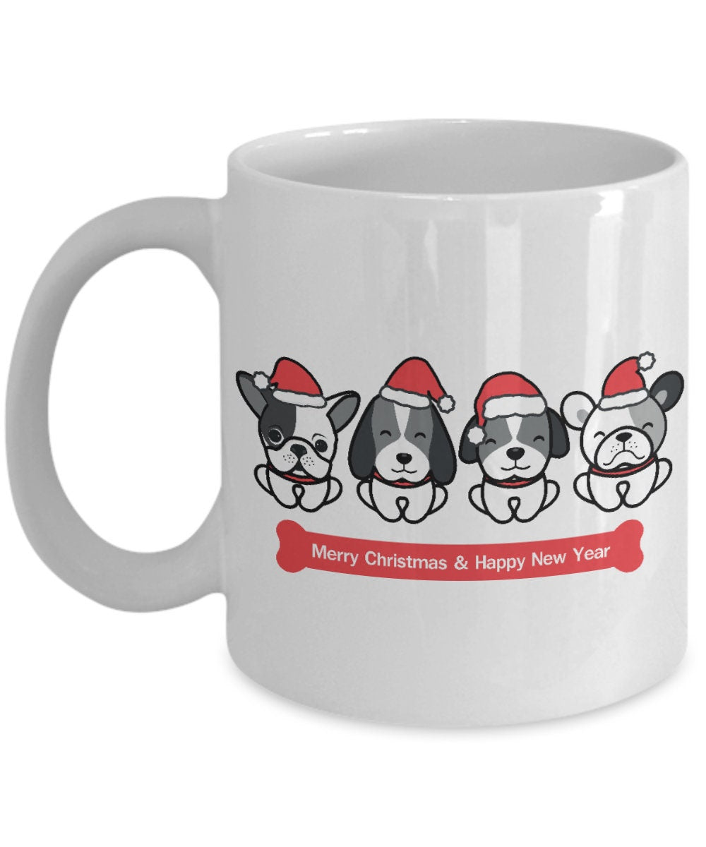 Christmas Dog Mug xmas Gift dogs mugs dog lovers mug cute christmas mug santa mug dog christmas cup novelty mug dog lover coffee mugs pets