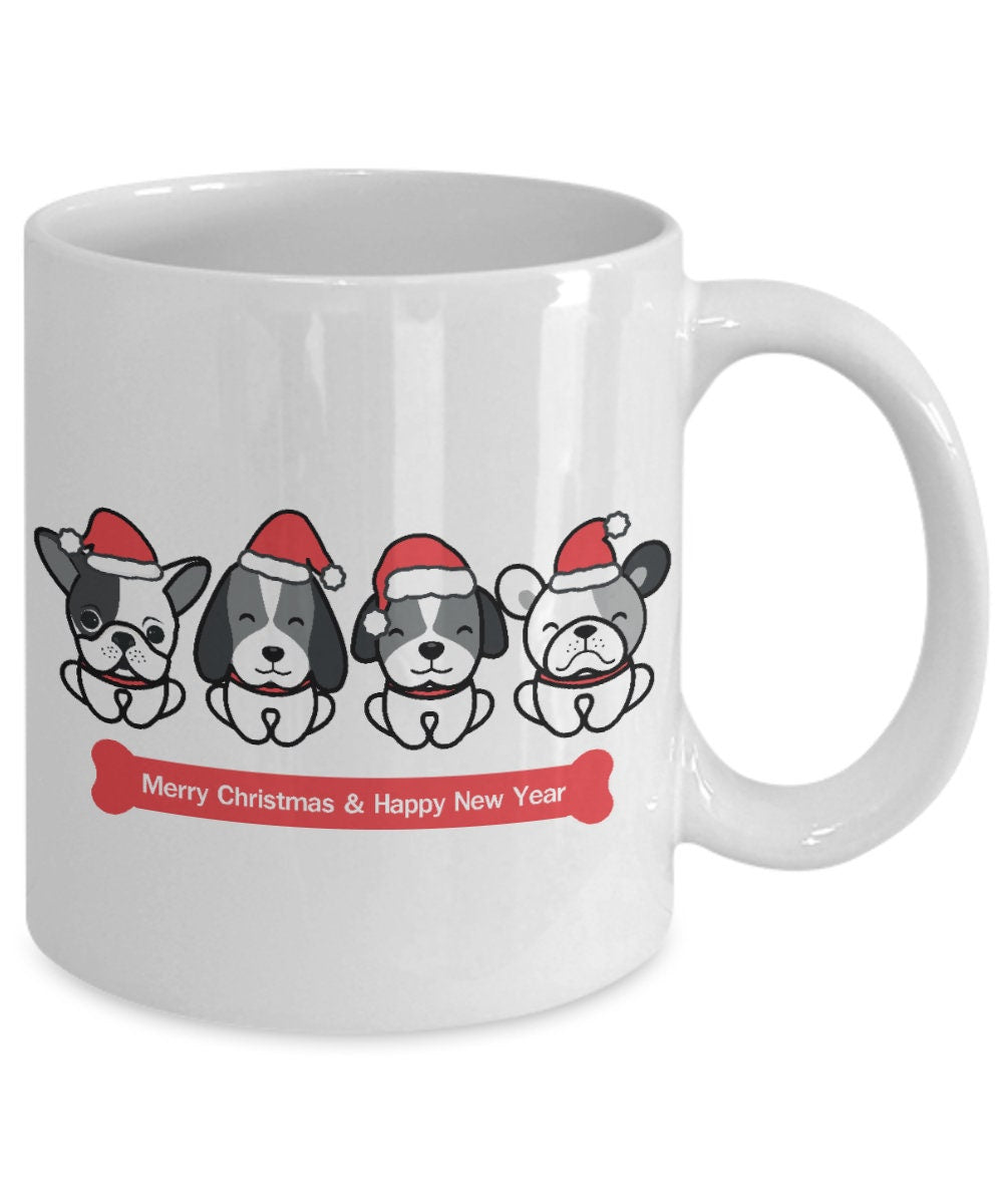 Christmas Dog Mug xmas Gift dogs mugs dog lovers mug cute christmas mug santa mug dog christmas cup novelty mug dog lover coffee mugs pets