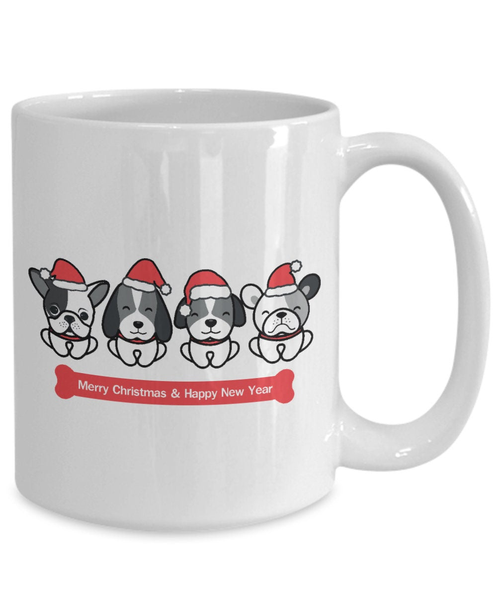 Christmas Dog Mug xmas Gift dogs mugs dog lovers mug cute christmas mug santa mug dog christmas cup novelty mug dog lover coffee mugs pets