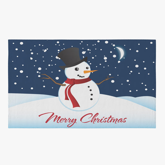 Christmas snowman Rug blue xmas rugs cute christmas decor holiday rugs blue rug christmas floor mat large christmas rug snowmen snow rugs