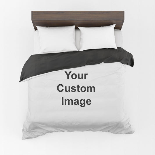 Custom Cotton Sateen & Microfiber Duvet cover or Custom Comforter custom image custom bedding custom bed cover custom image gift
