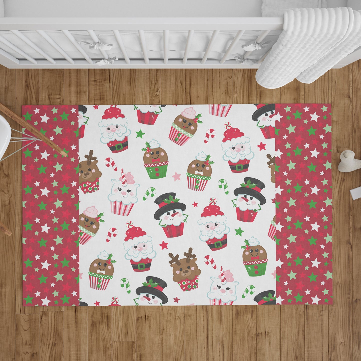 Christmas Rug red stars cute xmas Rug snowmen Rug santa Floor Rug 2x3 3x5 4x5 5x7 8x10 large christmas rugs christmas decor xmas