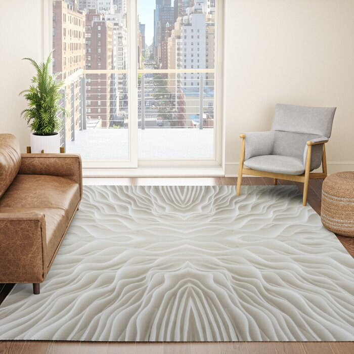 Mushroom Rug Grey beige Rug psychadelic Rug psychedelic Floor Rug white Mat shrooms rug unique Rugs 2x3 4x6 5x7 Large rugs shroom rug