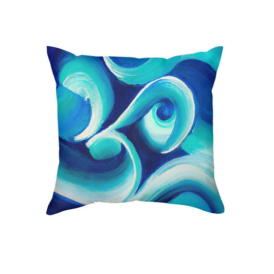 Blue Abstract Pillow Perfect Gift Pillows for Couch Pillow Blue Pillow Artsy Gift Abstract Art Art blue pillows artsy pillow