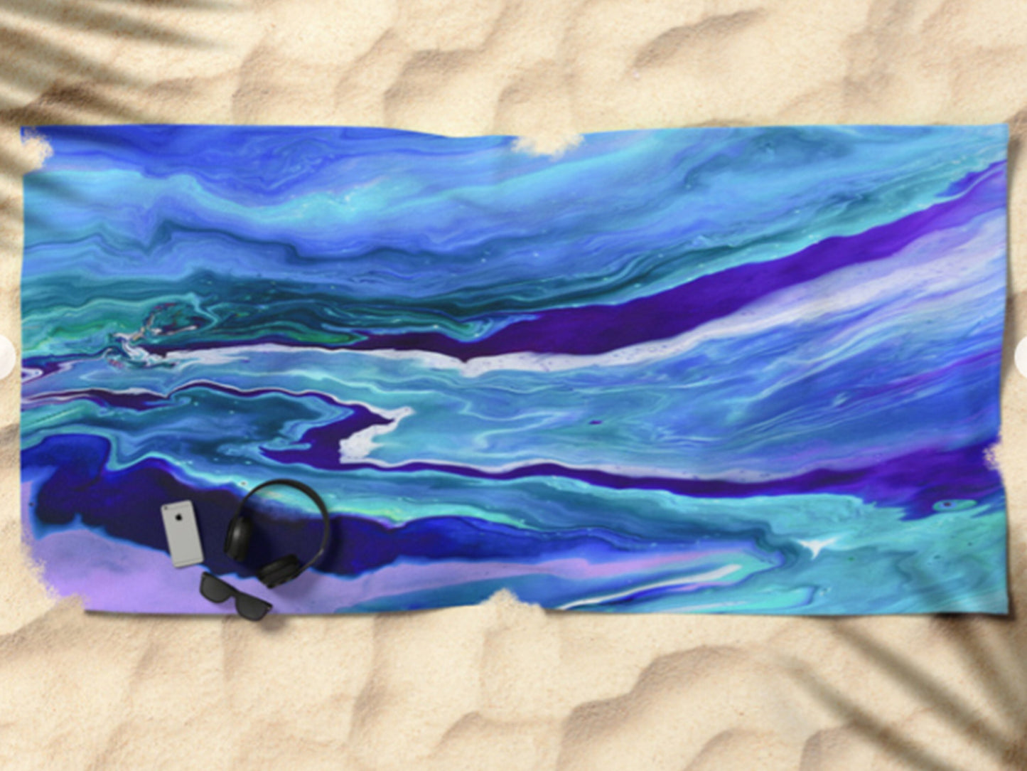 Dreamy Extra Large Beach towel blue towels ocean large beach towel unique gift cheap gifts artsy gift aqua towel xl blue beach towel unique