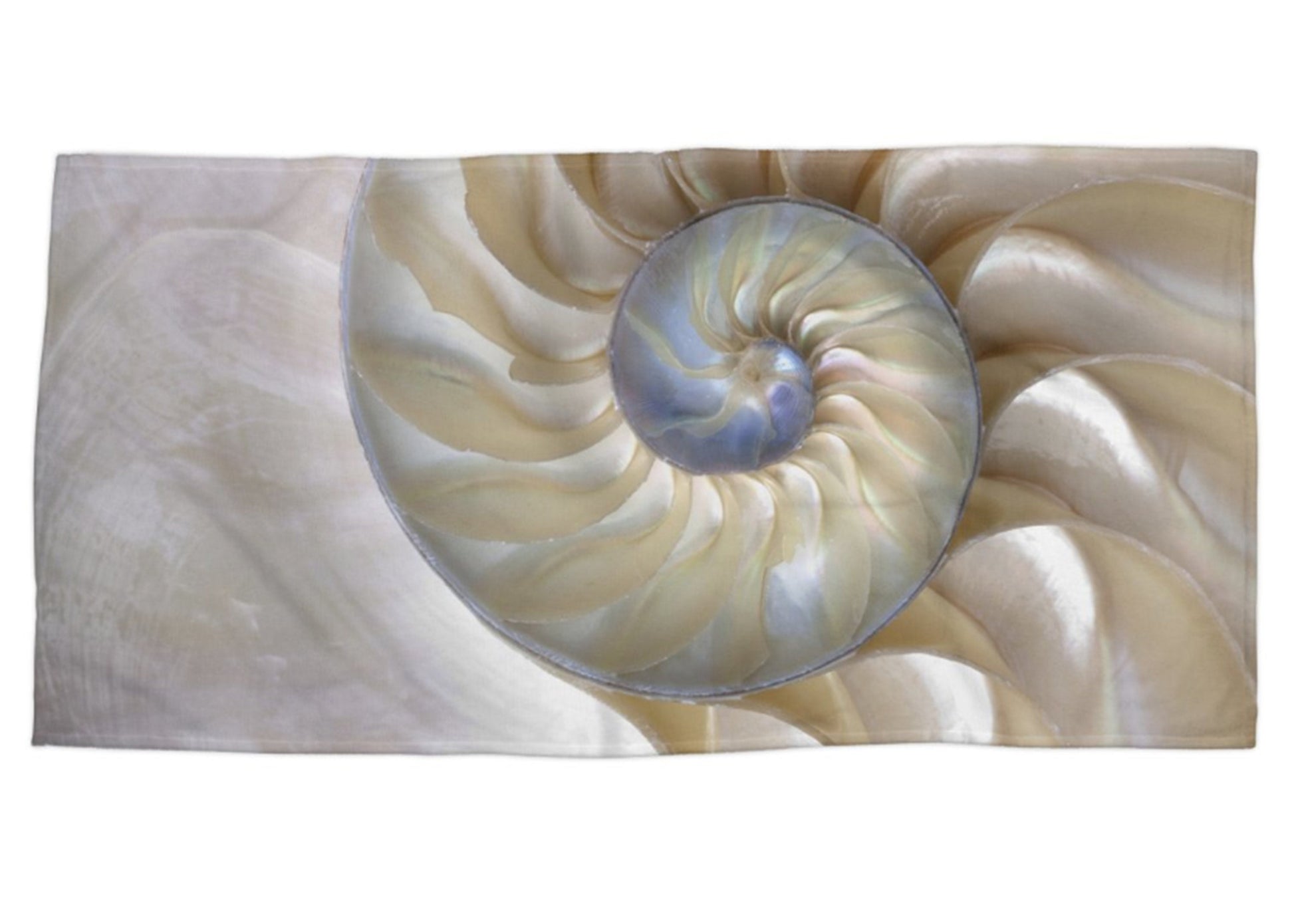 Nautilus Shell Extra Large Beach Towel fibonacci towel golden ratio towel sacred geometry large beach towel Unique extra large beach towel