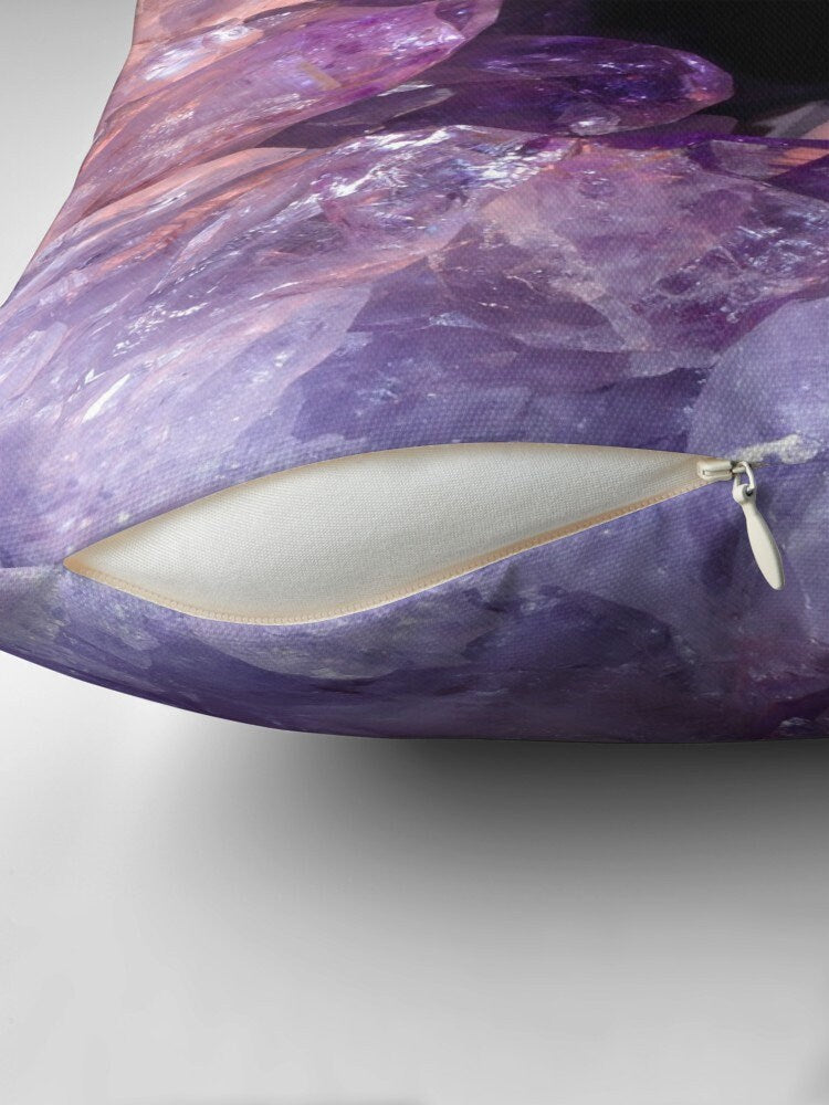 Amethyst pillow purple pillows amethyst pillow crystal pillows cheap gifts pillows for couch amethyst crystals pillow purple pillows