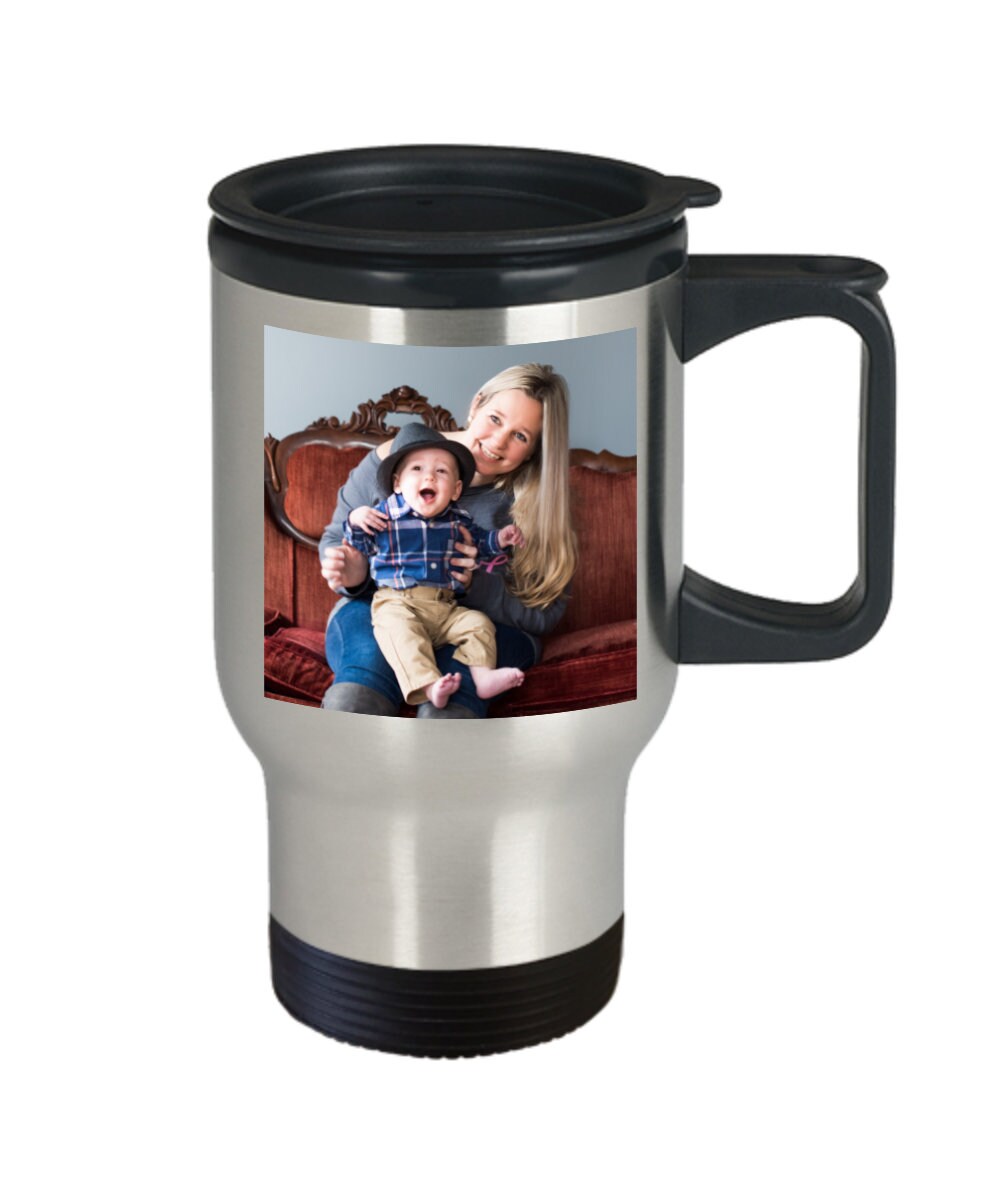 Custom Mom Travel Mug Stainless Steel custom travel mugs mom personalized mugs for mom photo travel mug cheap gifts mom mug mom custom