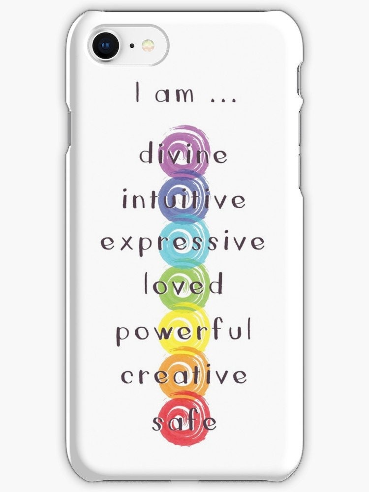 Chakra Iphone Case chakras phone case yoga iphone case yoga phone case spiritual phone case i am phone case chakra iphone chakras iphone