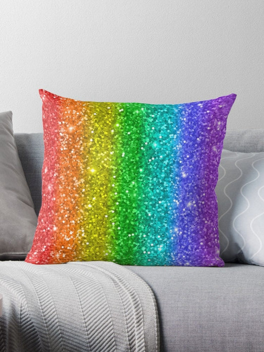 Rainbow pillow rainbow pillows rainbows pillow gay pillows gay pride pillow colorful pillow cheap gifts pillows for couch cute girly