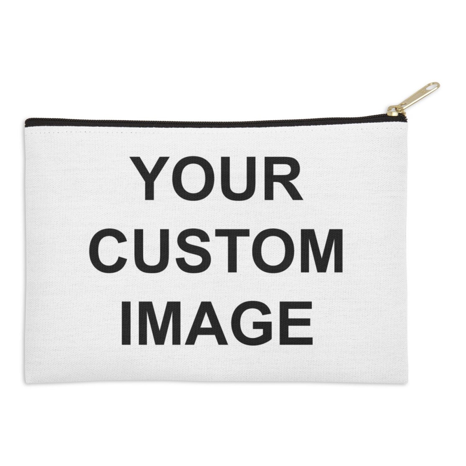 Custom Zip pouch photo cosmetic bag your photo zippered bag custom gift personalized gifts cheap photo gift your image photo zip pouch