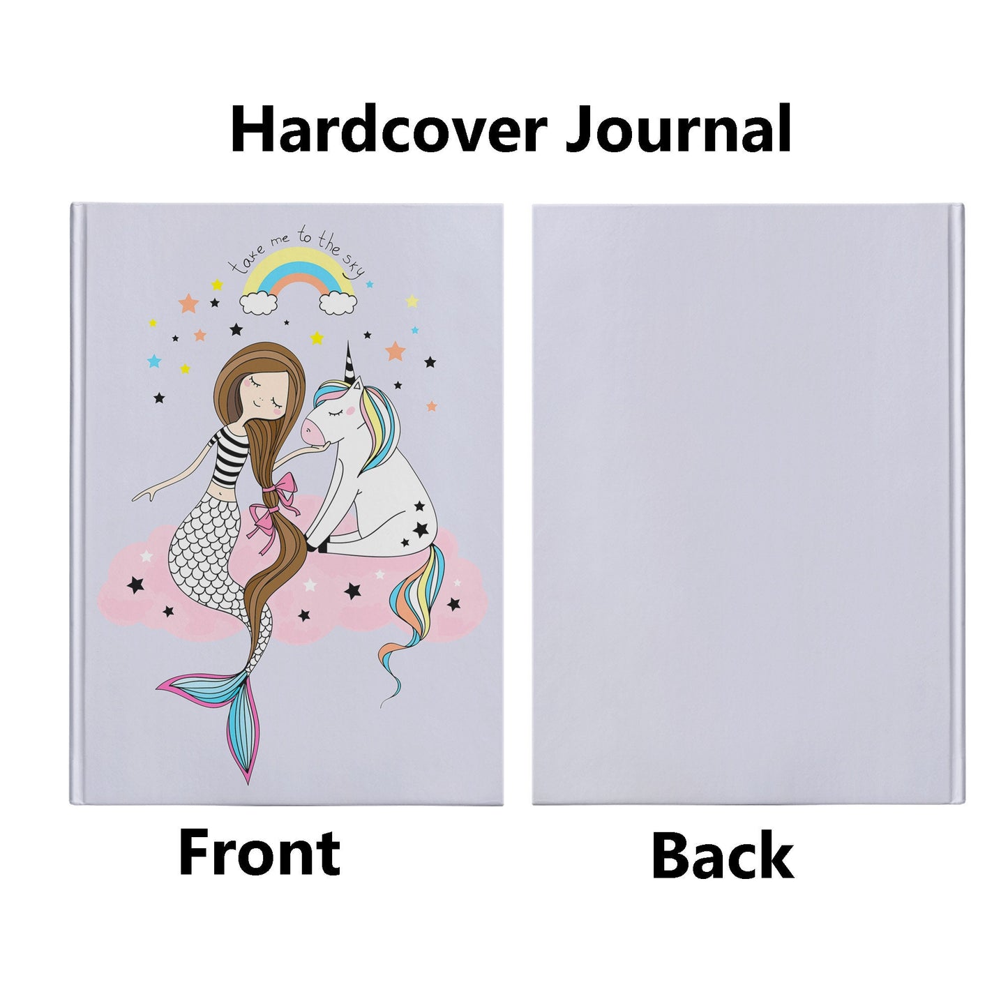 Mermaid Unicorn Hardcover Journal mermaid diary Rainbow Notepad girly Gift unicorn notebooks Cheap Gifts unicorn journal