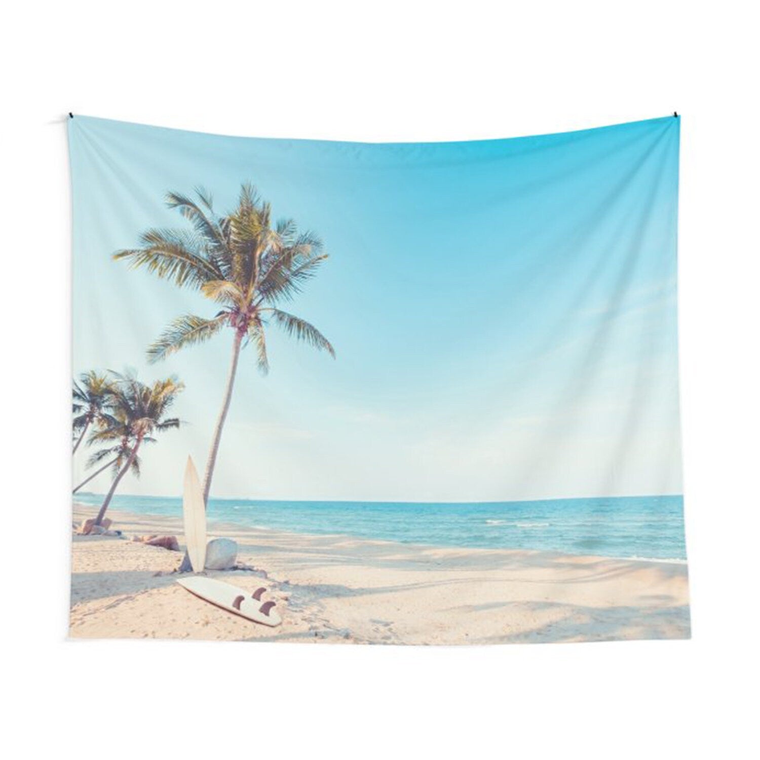 Surf Boards On The Beach Tapestry Beach Tapestry Surfer Tapestries Beachy Tapestries Beach Bum Tapestries Surfer Tapestries Surfer Art