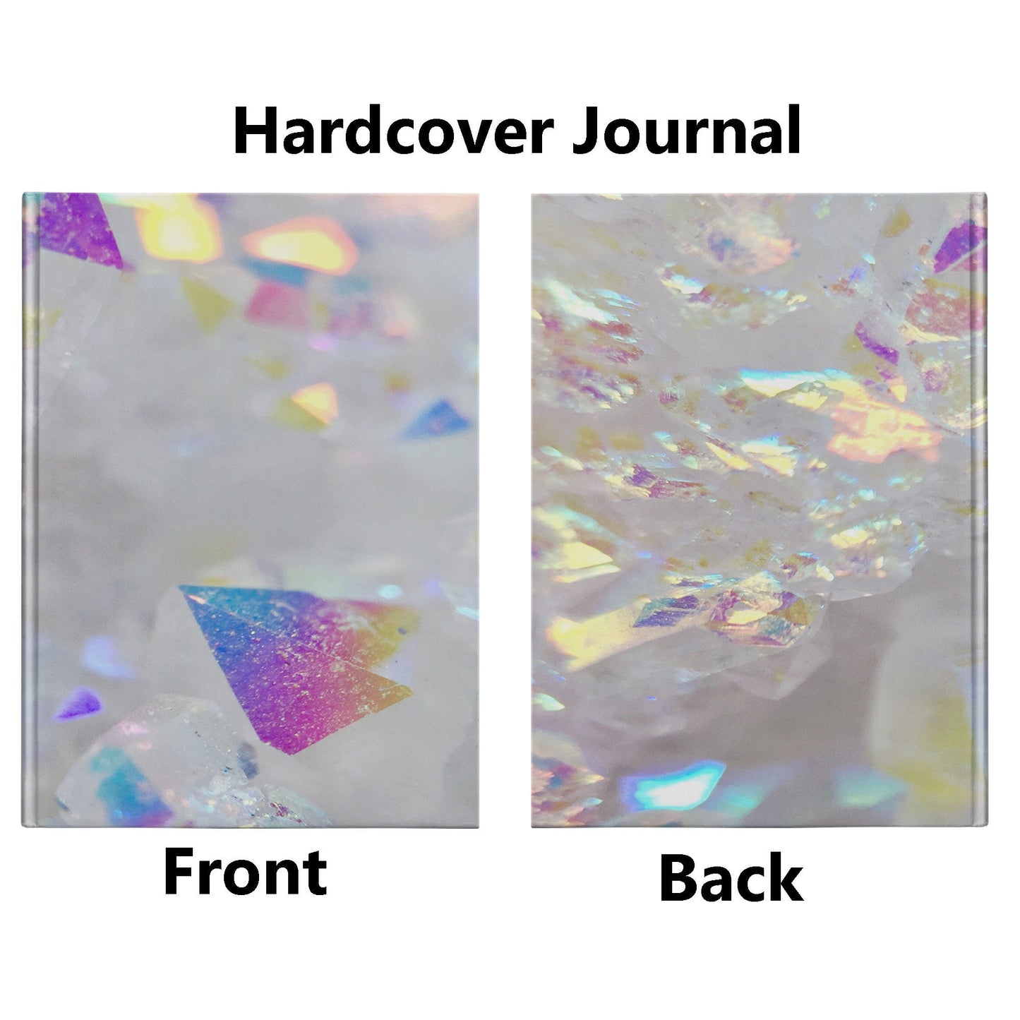 Angel Aura Hardcover Journal crystal diary Rainbow Notepad spiritual Gift rainbow notebooks Cheap Gifts crystal journal