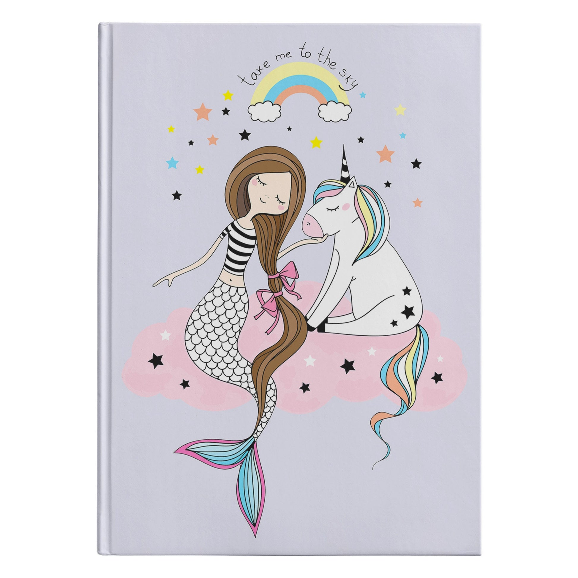 Mermaid Unicorn Hardcover Journal mermaid diary Rainbow Notepad girly Gift unicorn notebooks Cheap Gifts unicorn journal