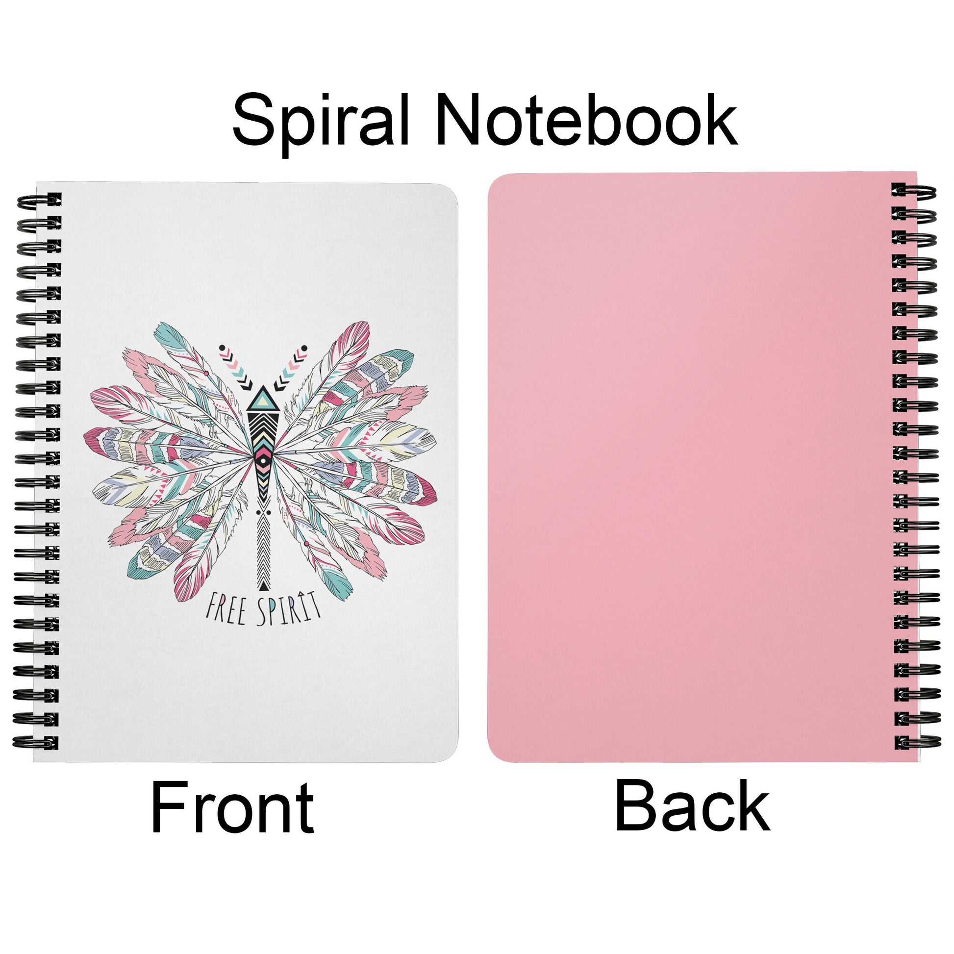 Free Spirit Dragonfly Spiral Notebook boho diary butterfly Notepad Gift dragonfly hippy notebooks Cheap Gifts Cute hippy journal dragonflies