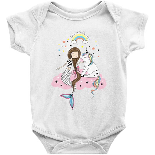 Unicorn Baby Clothing baby shower gift girls onsy girly romper mermaid bodysuit rainbow newborn jumper infant wonsie girl unicorns cute