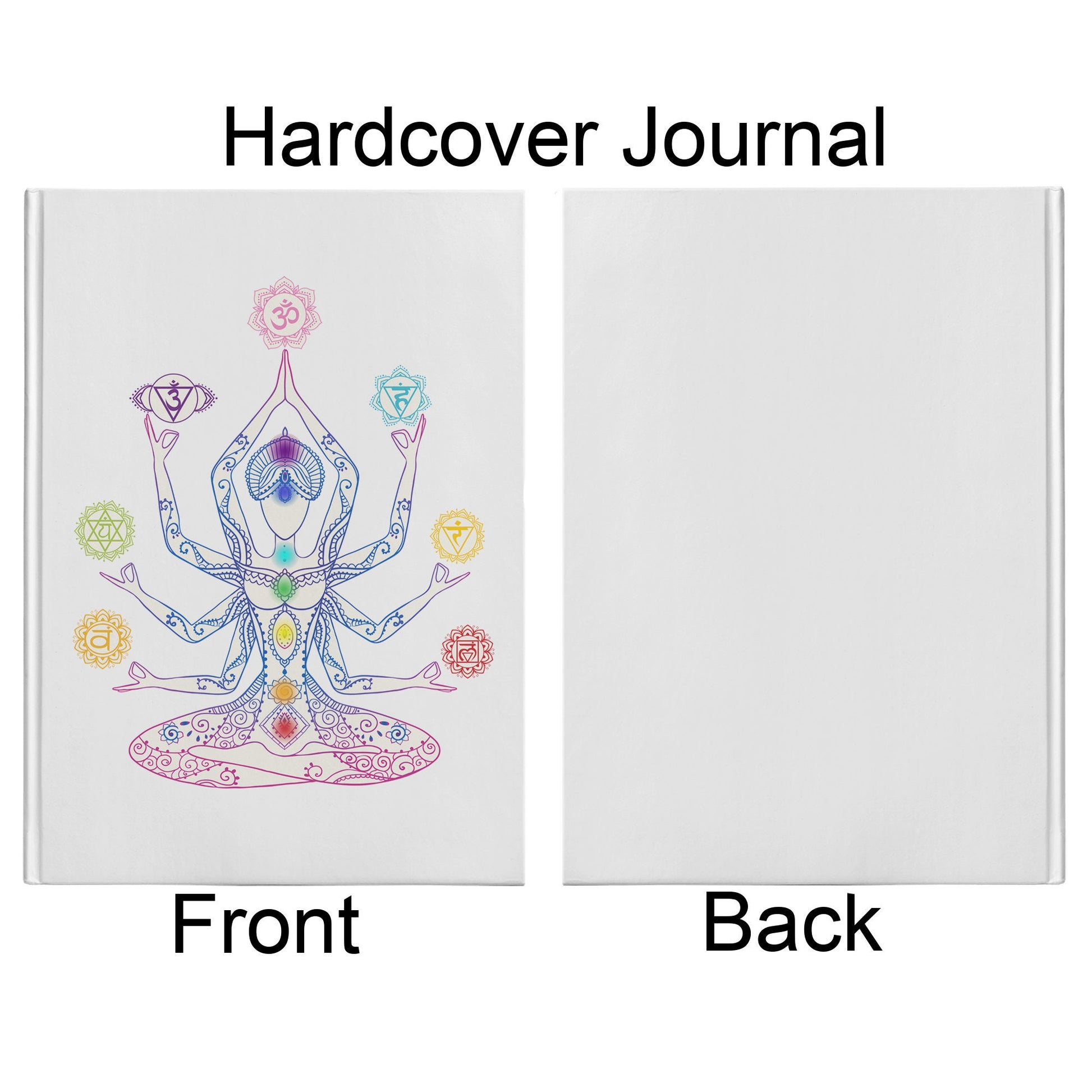 Chakra Hardcover Journal chakra diary chakras Notepad Gift yoga notebooks Cheap Gifts Cute journal spiritual notebooks girly pad chakras pad