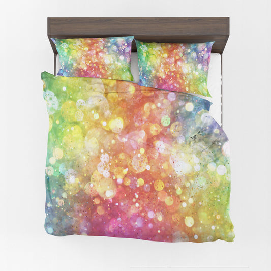 Rainbow Comforter or Duvet Cover Girls bedding girly duvet rainbow comforter rainbow comforter rainbow bedding rainbow duvet