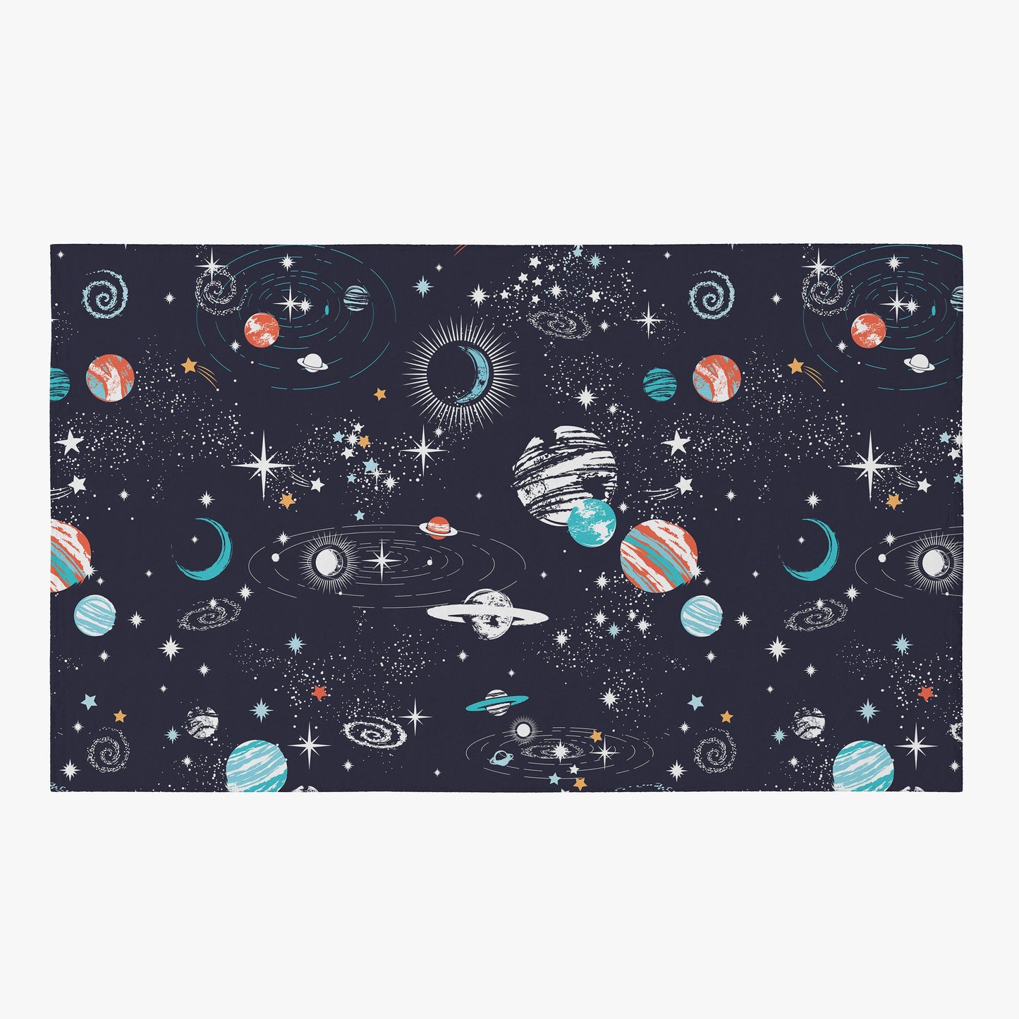 Space Galaxy Rug blue orange space Rug Girls Boys Rug kids Floor Rug space rugs galaxy rugs planets rug star constellations rug children rug