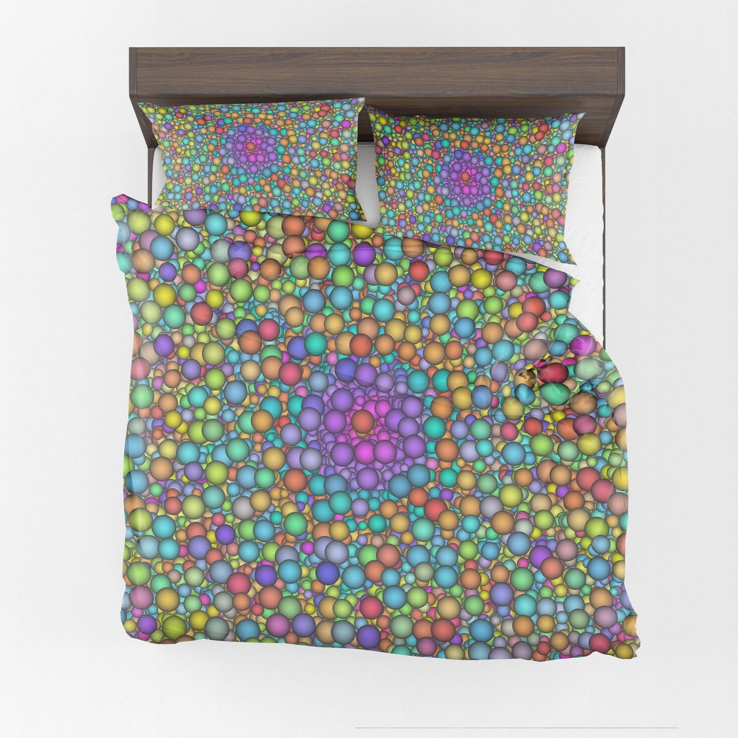 Colorful Ball Mandala Comforter or Duvet Cover mandalas bedding circle bedding psychadelic comforter fractals comforter bright