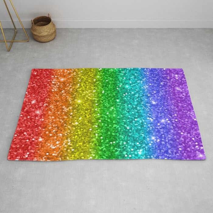 Rainbow Rug rainbow Rug rainbow Rugs gay pride Floor Rug gay Rugs 3'x5' 4'x6' 5'x7' Large rainbow rugs rainbow decor rainbow floor mat