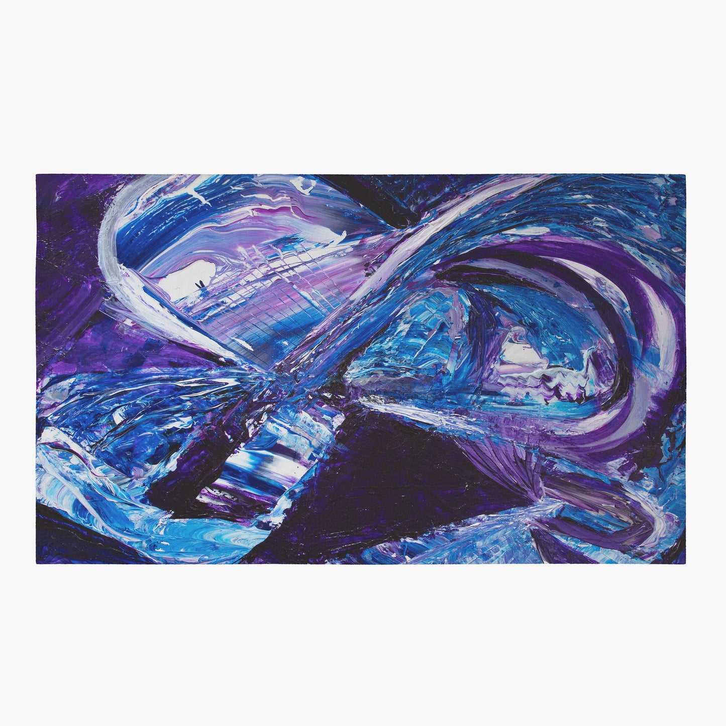 Abstract Art Rug Blue Rugs purple unique Rugs 2x3 3x5 4x6 5x7 8x10 9x12 Large rug abstract art colorful floormat