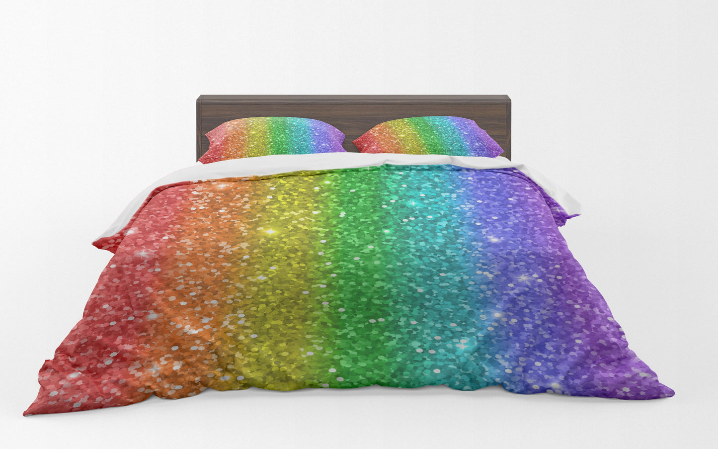 Rainbow Comforter or Duvet Cover Girls bedding girly duvet rainbow comforter rainbow comforter gay pride duvet gay pride bedding colorful