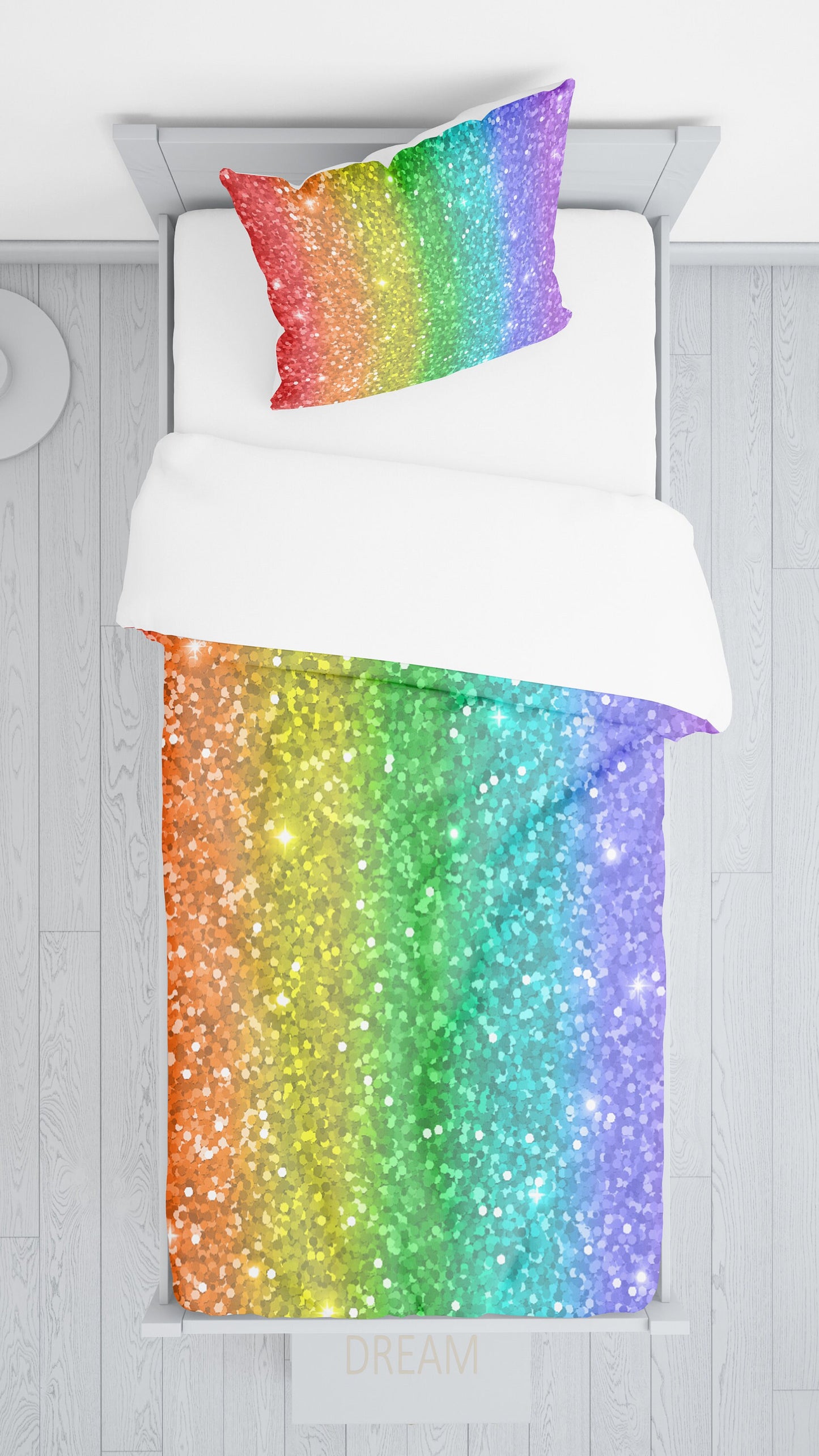 Rainbow Comforter or Duvet Cover Girls bedding girly duvet rainbow comforter rainbow comforter gay pride duvet gay pride bedding colorful