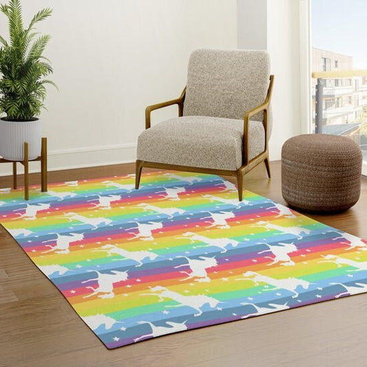 Rainbow Unicorn Rug rainbow Rug unicorn Rug unicorn Floor Rug rainbow Rugs 3x5 4x6 5x7 8x10 9x12 Large unicorn rugs unicorn decor