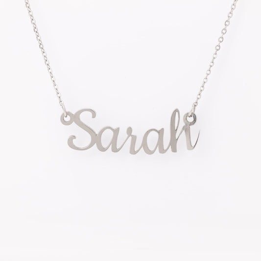 Custom Name Necklace Gold, Rose Gold or Silver, gift for woman, custom initials