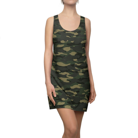 Camo Dress green camouflage sleeveless dress camo summer dress racerback