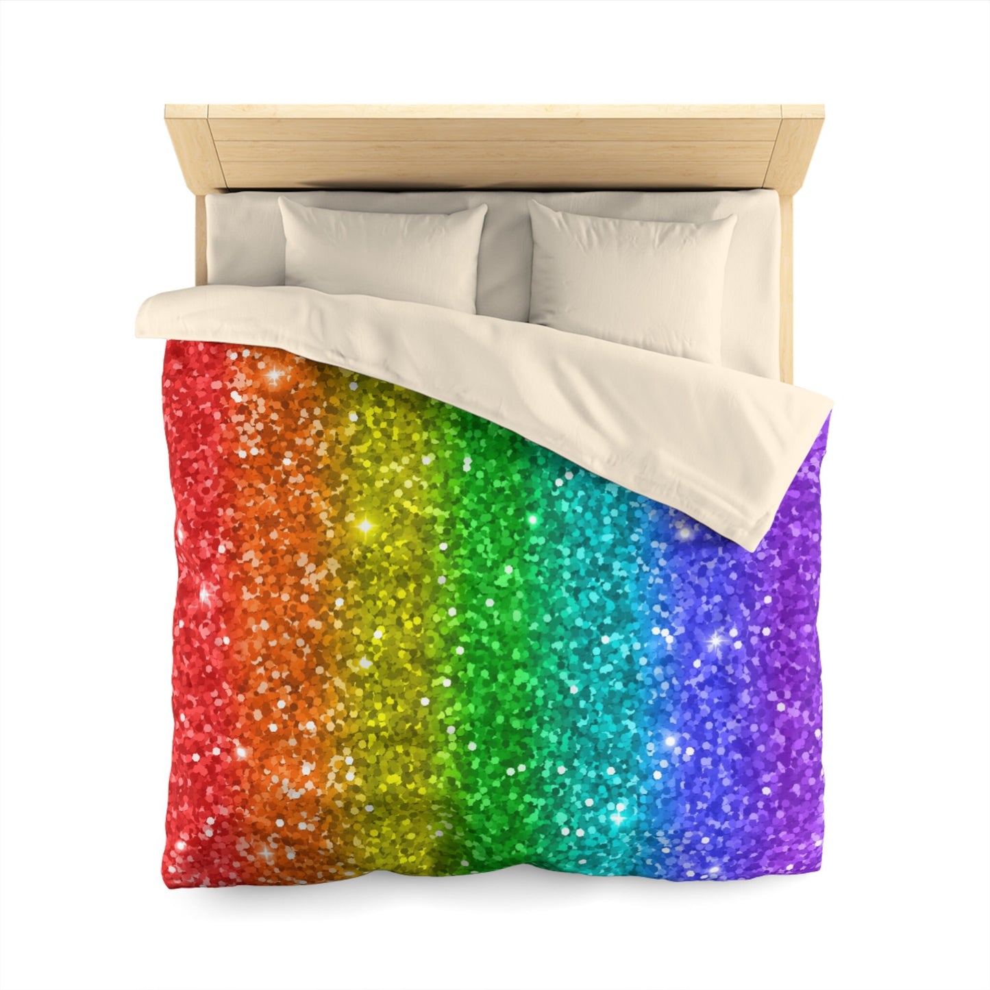 Rainbow Comforter or Duvet Cover Girls bedding girly duvet rainbow comforter rainbow comforter gay pride duvet gay pride bedding colorful