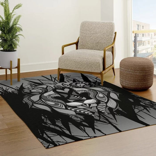Lion Head Rug African Rugs lions area rug tribal africa lion art unique grey area rug gray b&w black