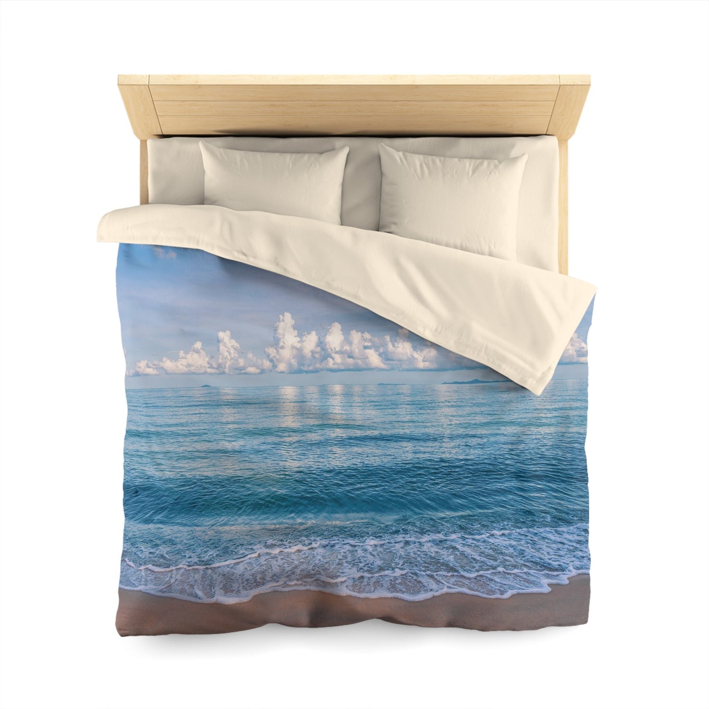 Ocean Comforter or Duvet Cover Beach comforters beachy duvet blue comforters island duvet water comforter