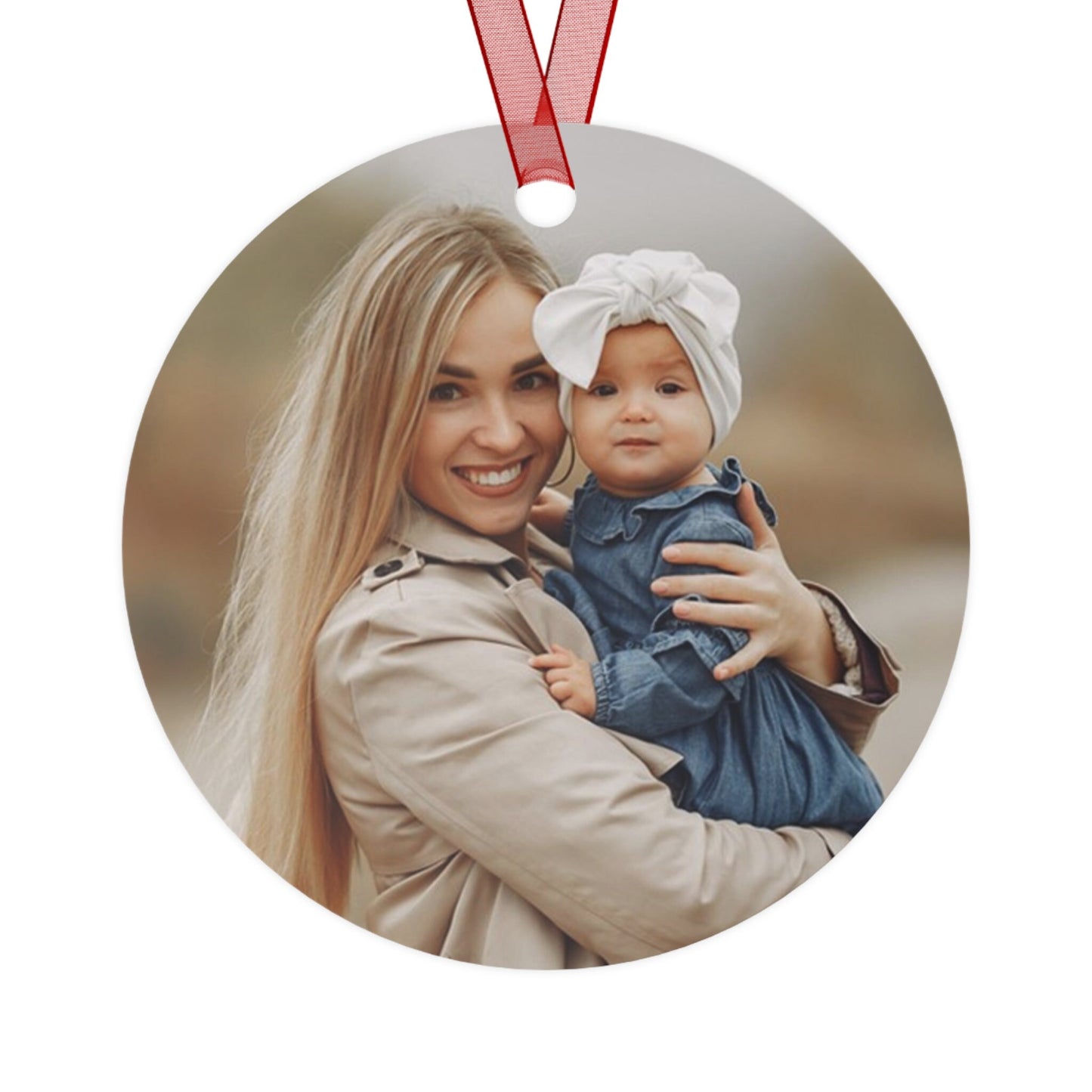 Custom image Metal Ornaments Christmas Keepsake Ornament photo ornaments